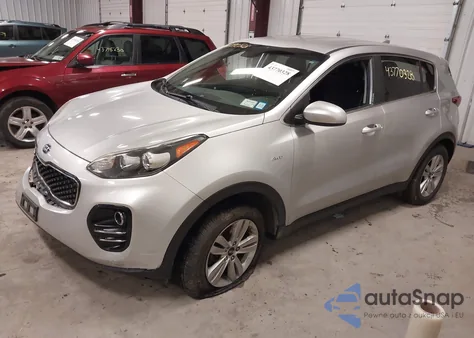 2018 Kia Sportage Lx из США, поврежденный, VIN KNDPMCAC0J7400954